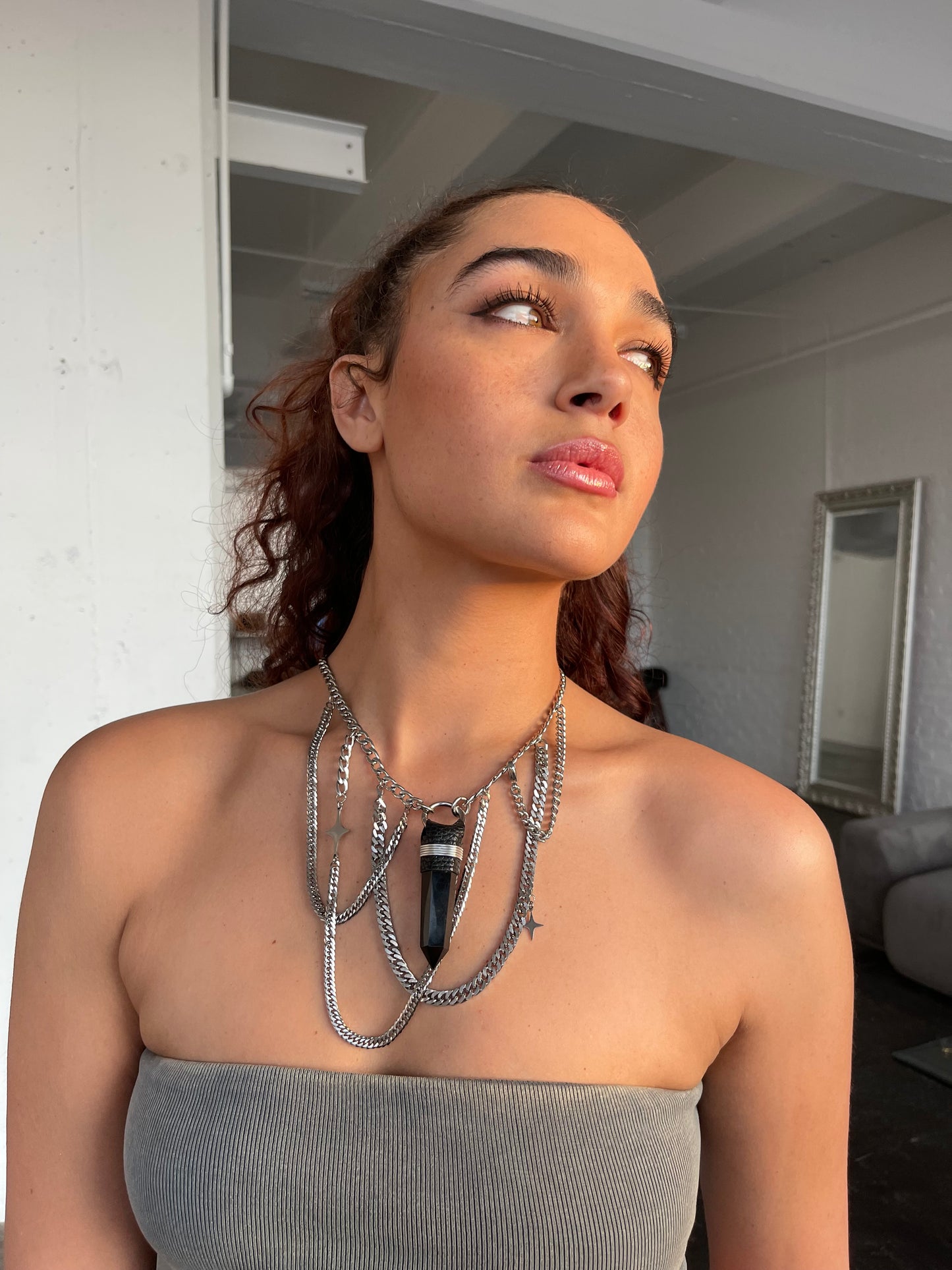 Obsidian Sky Necklace