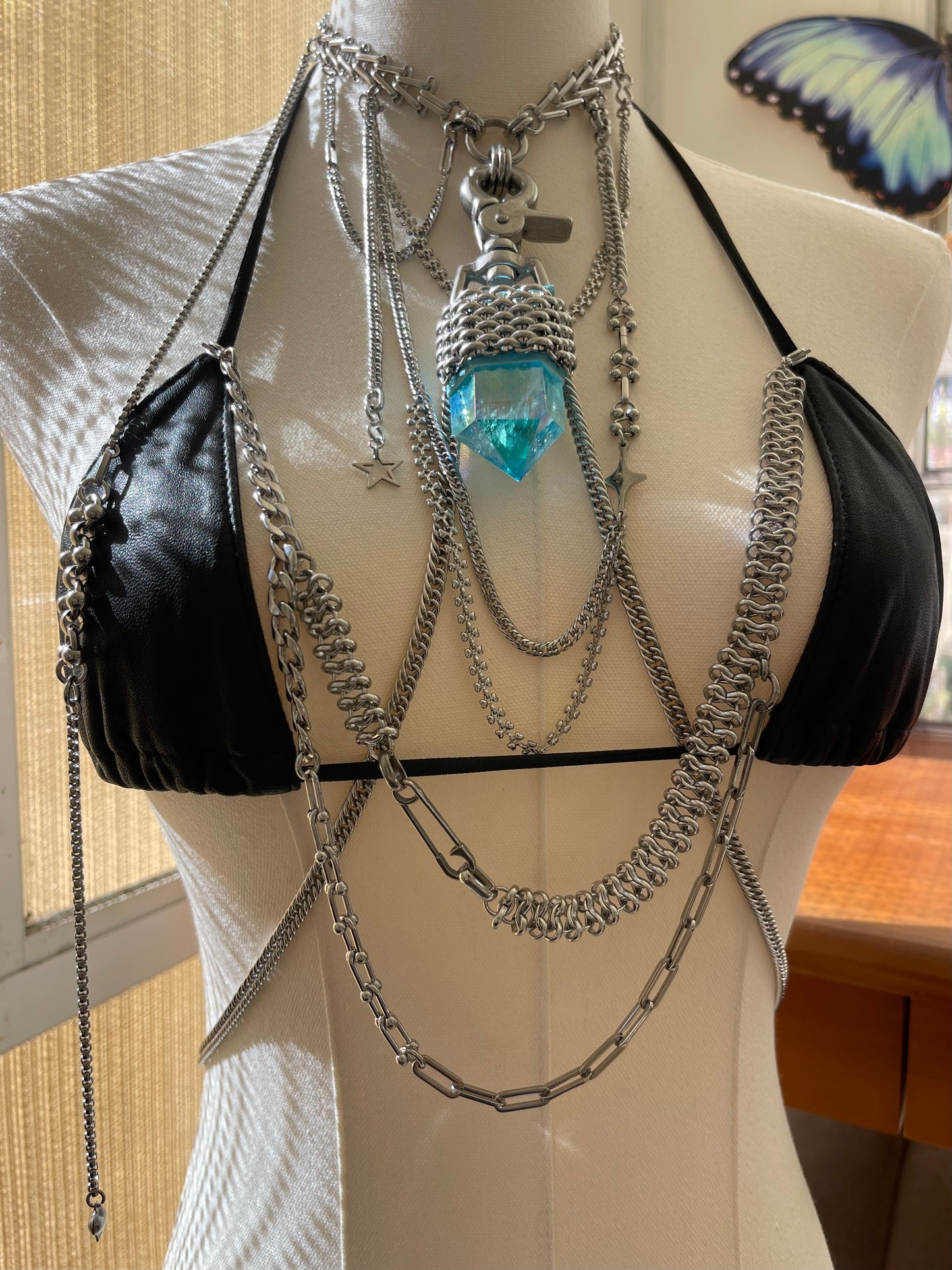 Fully Charged Harness Set ⟡ Aqua Aura Quartz