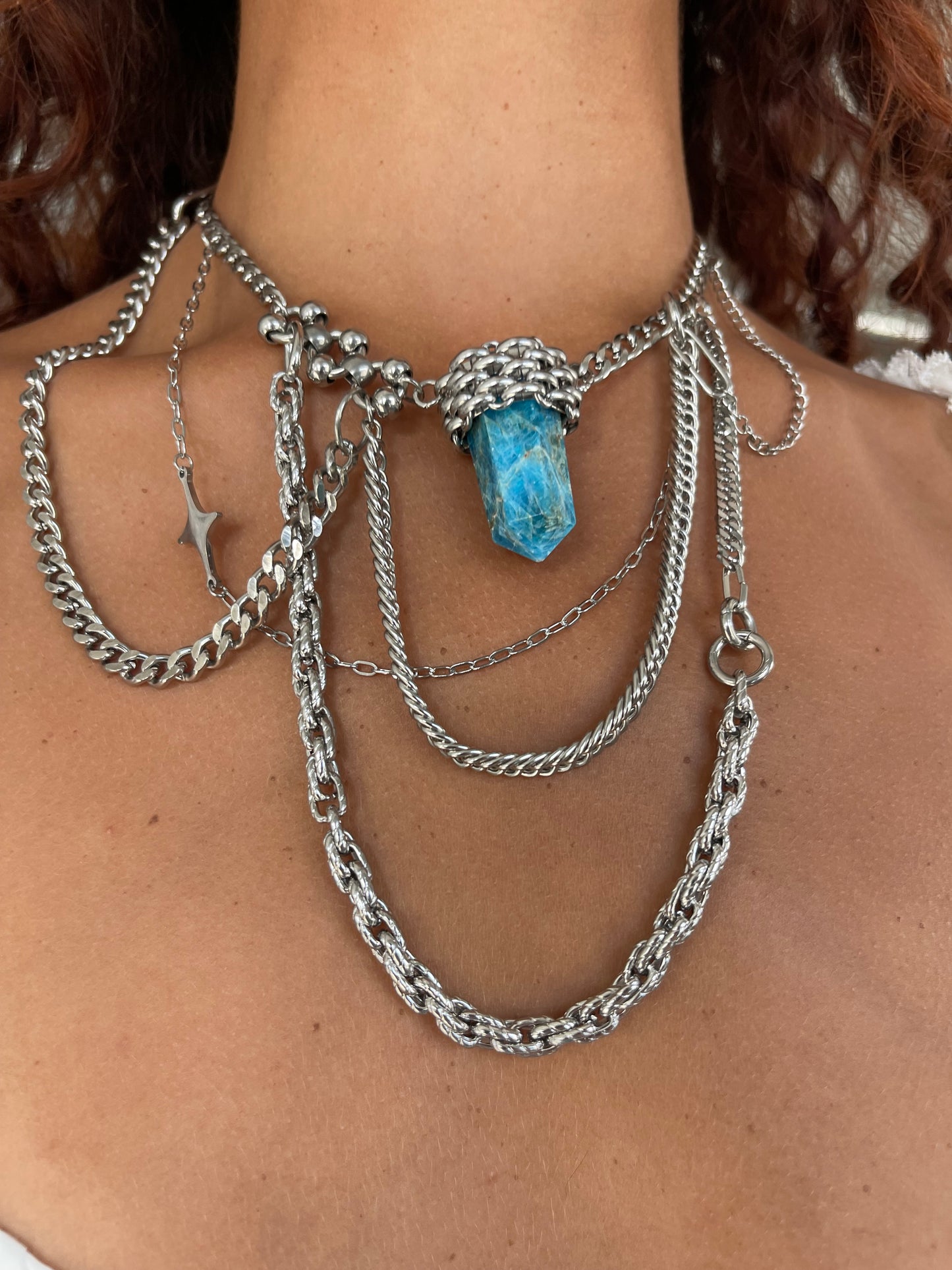 Apatite Layered Necklace