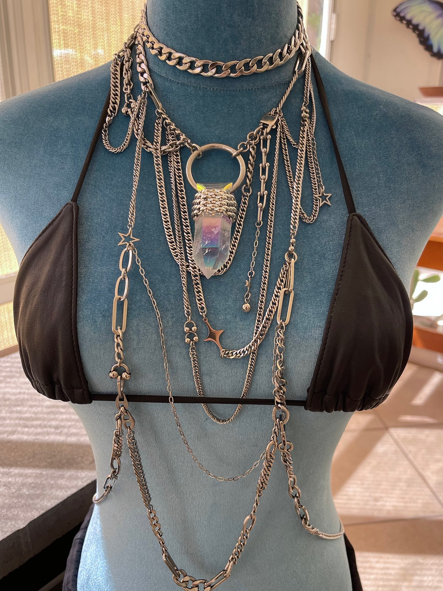 Pisces Harness Set ⟡ Angel Aura Quartz