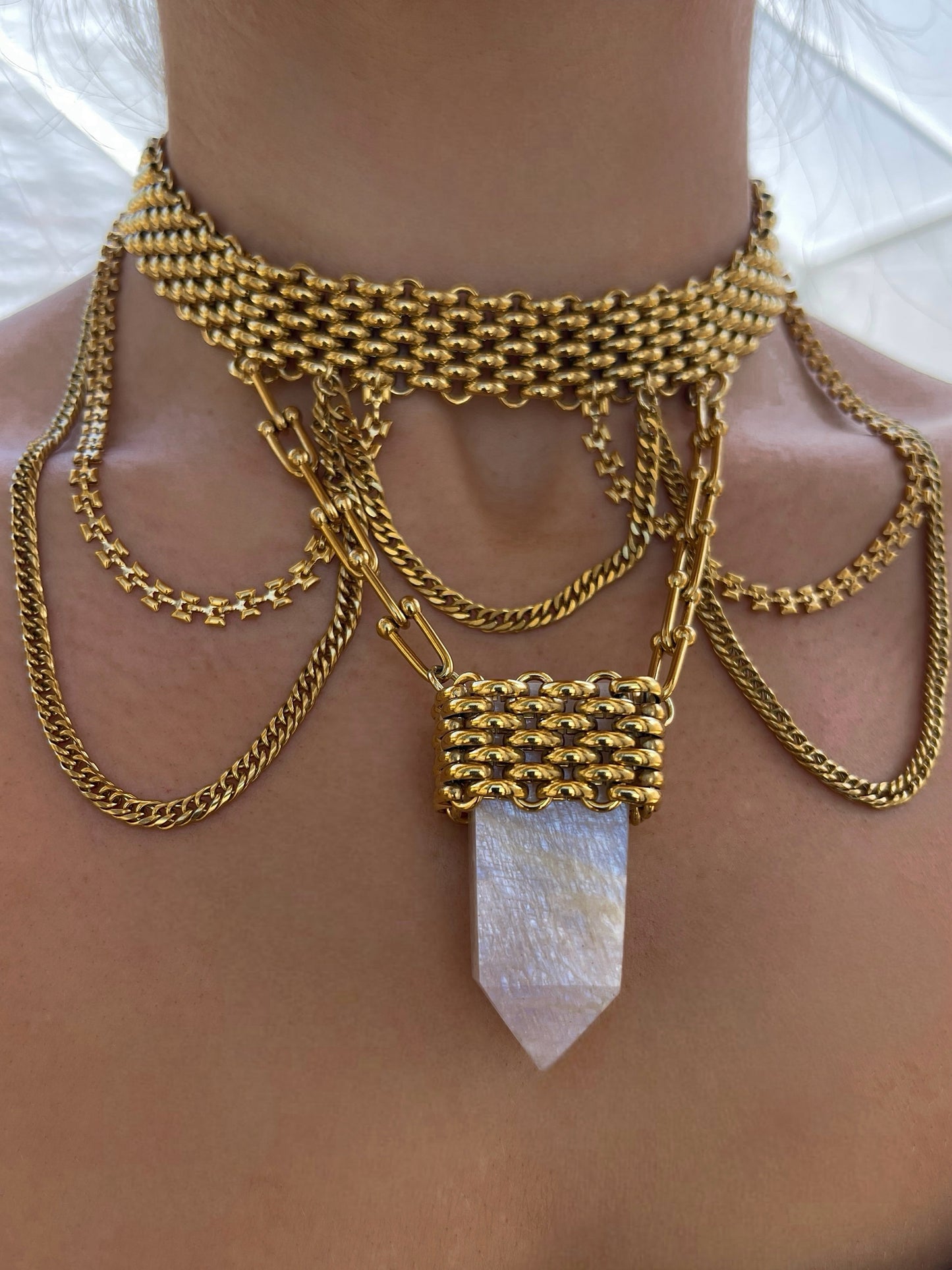 Moonstone Princess Choker