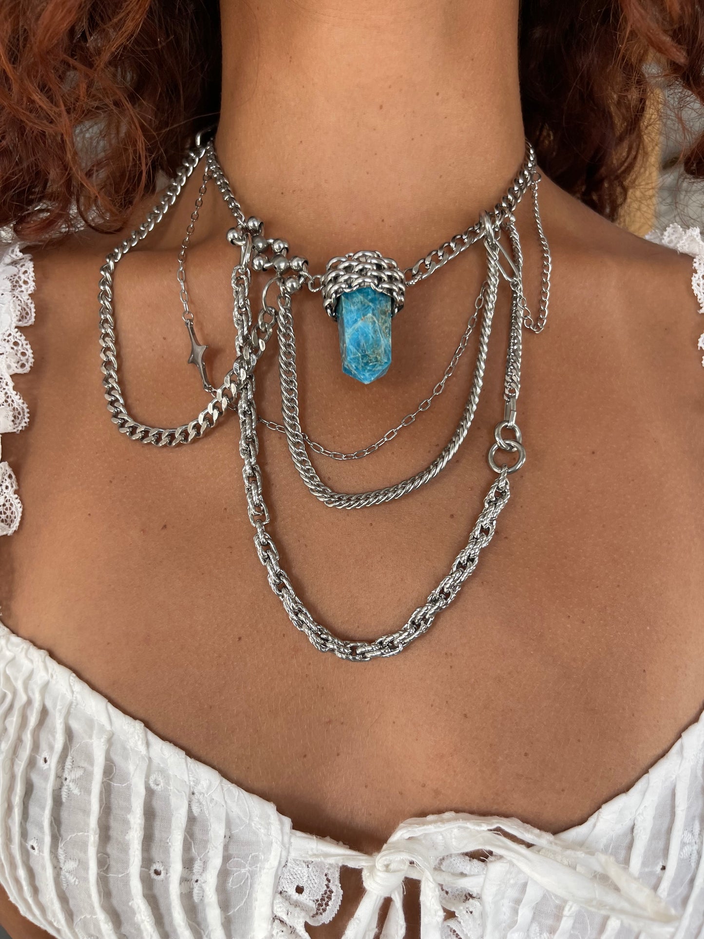Apatite Layered Necklace