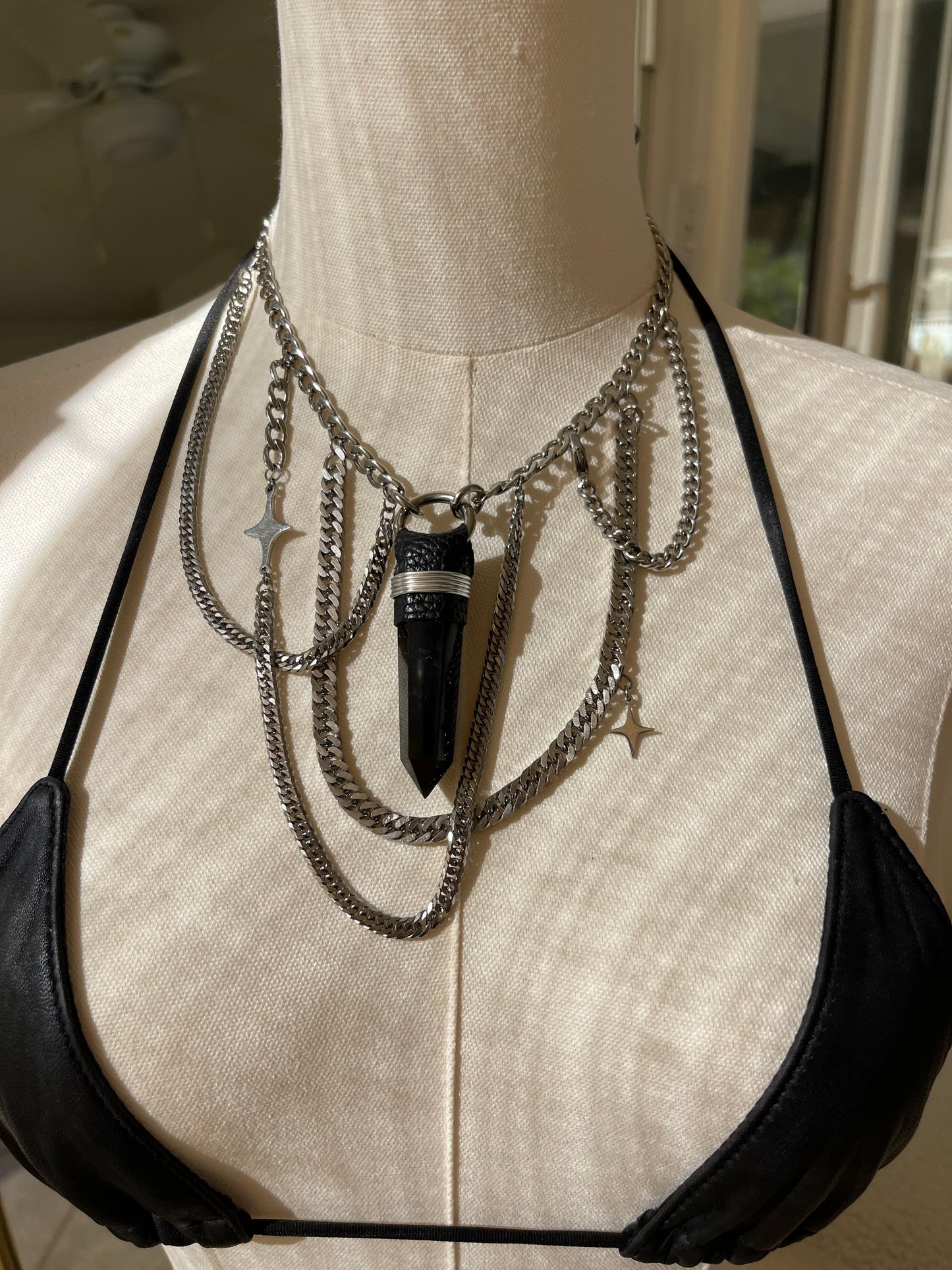 Obsidian Sky Necklace