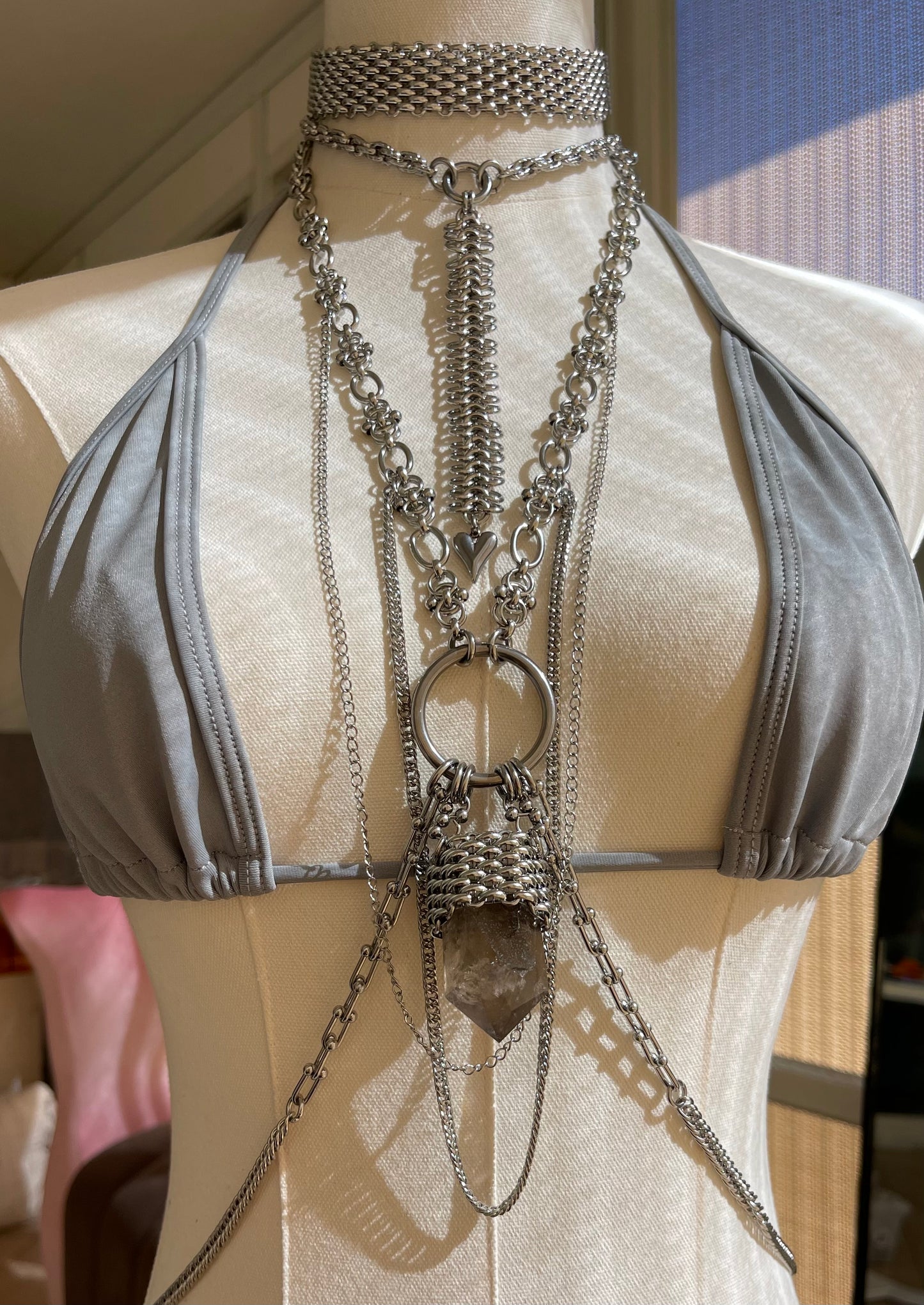 Smokey Quartz Harness Set