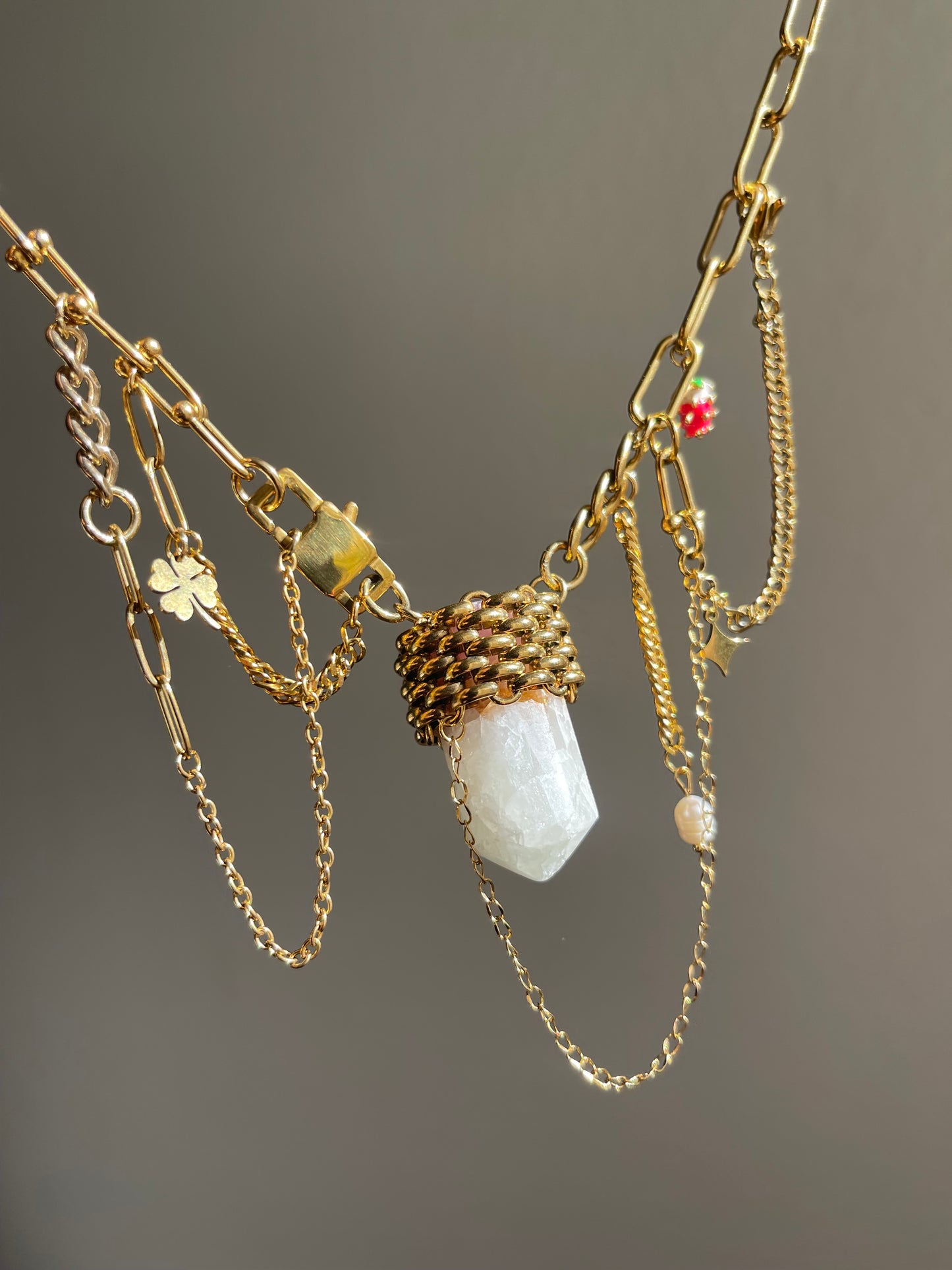 Berry Cute Aragonite Necklace