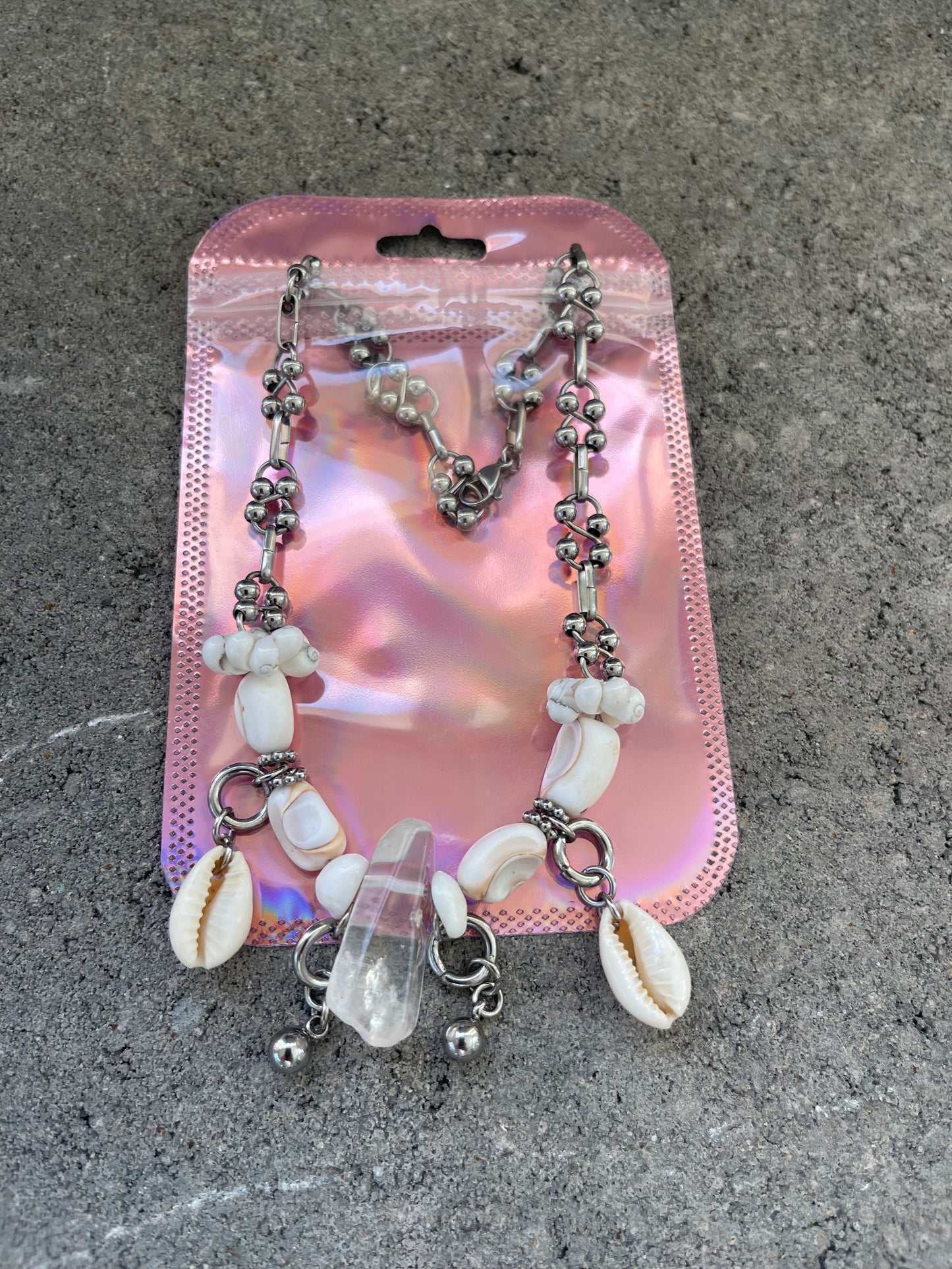 Silver Shell Necklaces ⟡⋆。˚