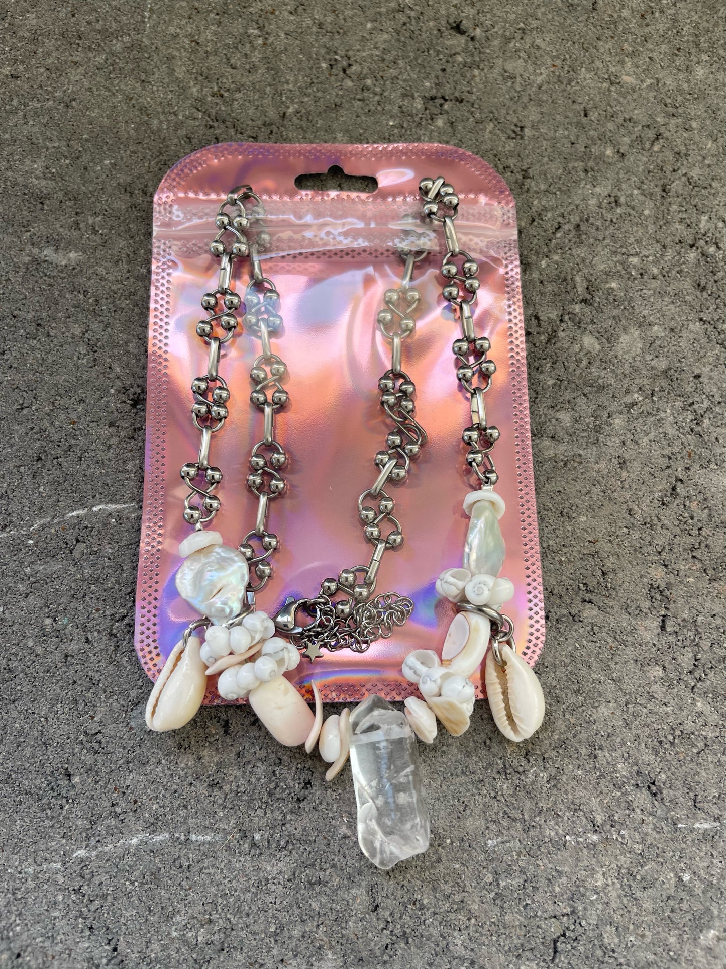 Silver Shell Necklaces ⟡⋆。˚