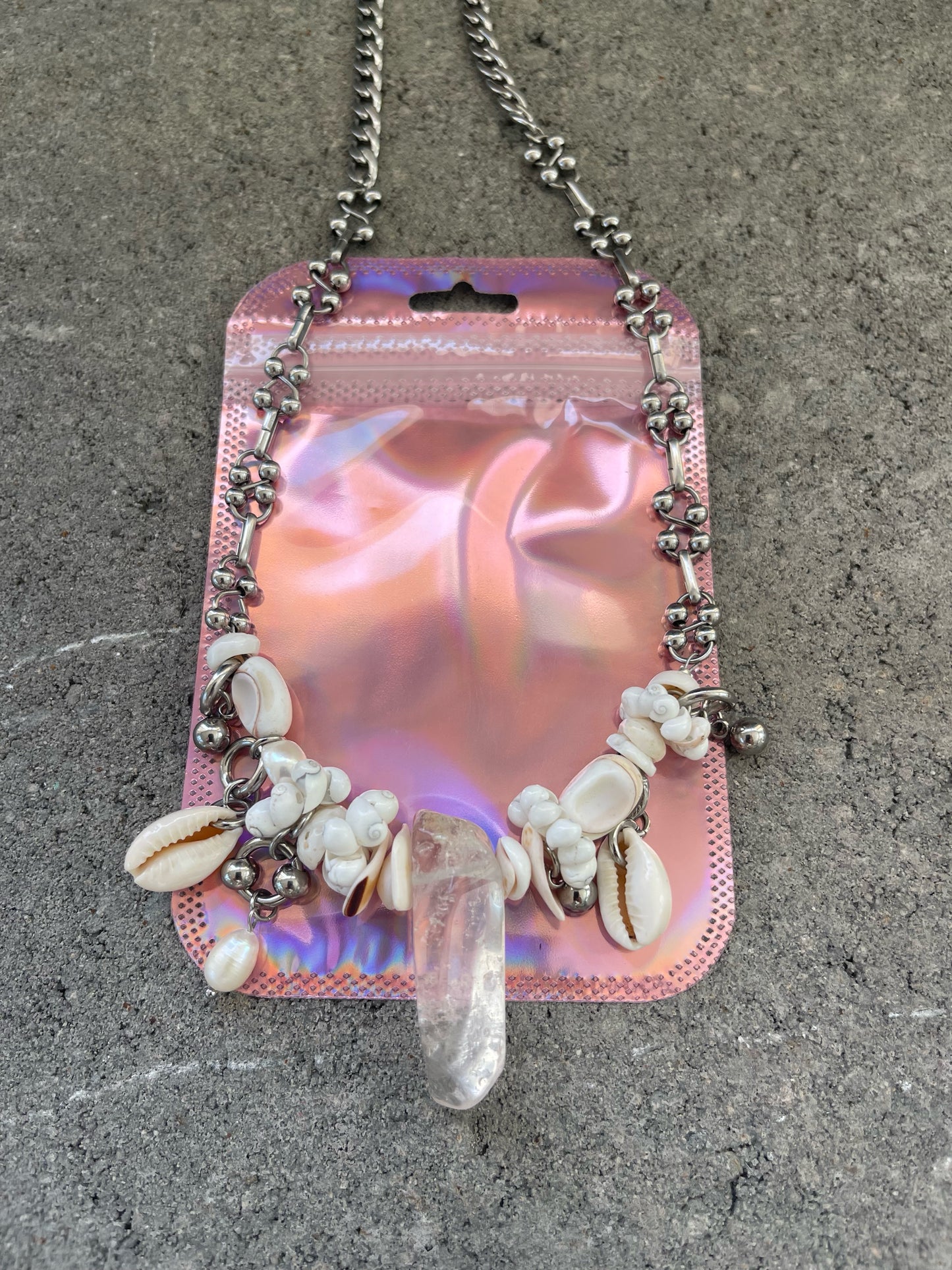 Silver Shell Necklaces ⟡⋆。˚