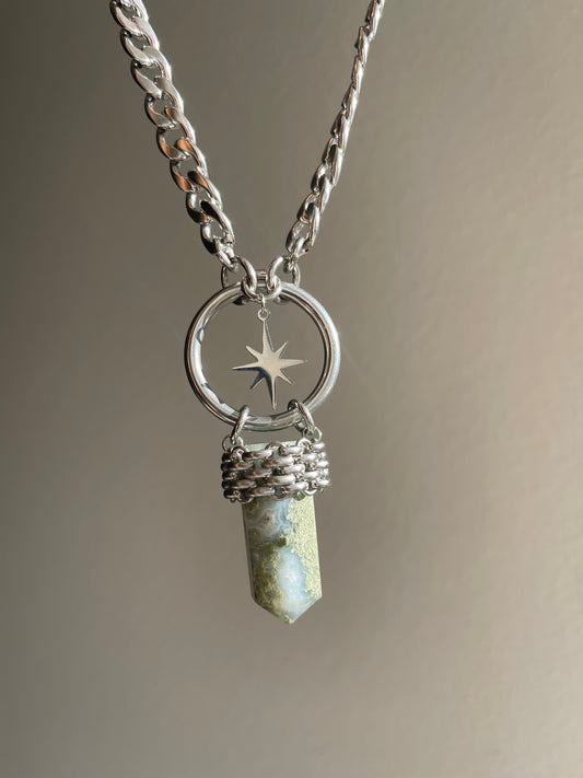 Moss Agate Necklace