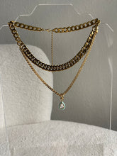 Load image into Gallery viewer, Sage Double Chain Necklace
