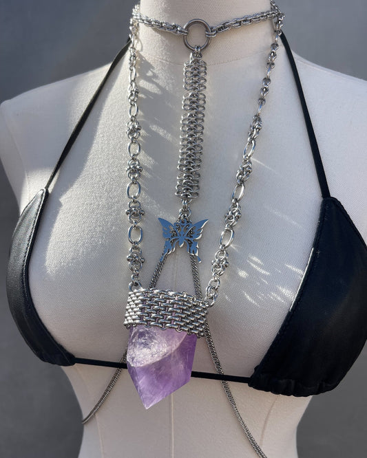 Amethyst Butterfly Harness