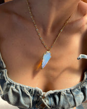 Load image into Gallery viewer, Opalite Dagger Necklace

