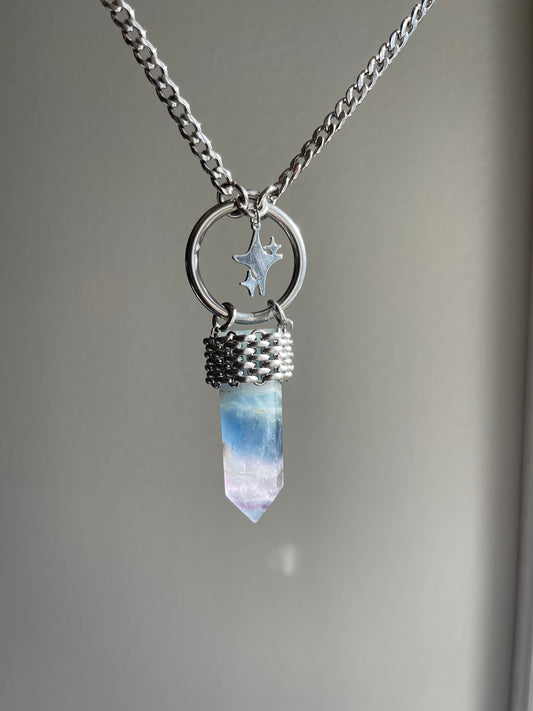 Rainbow Fluorite Necklace ♡ Preorder