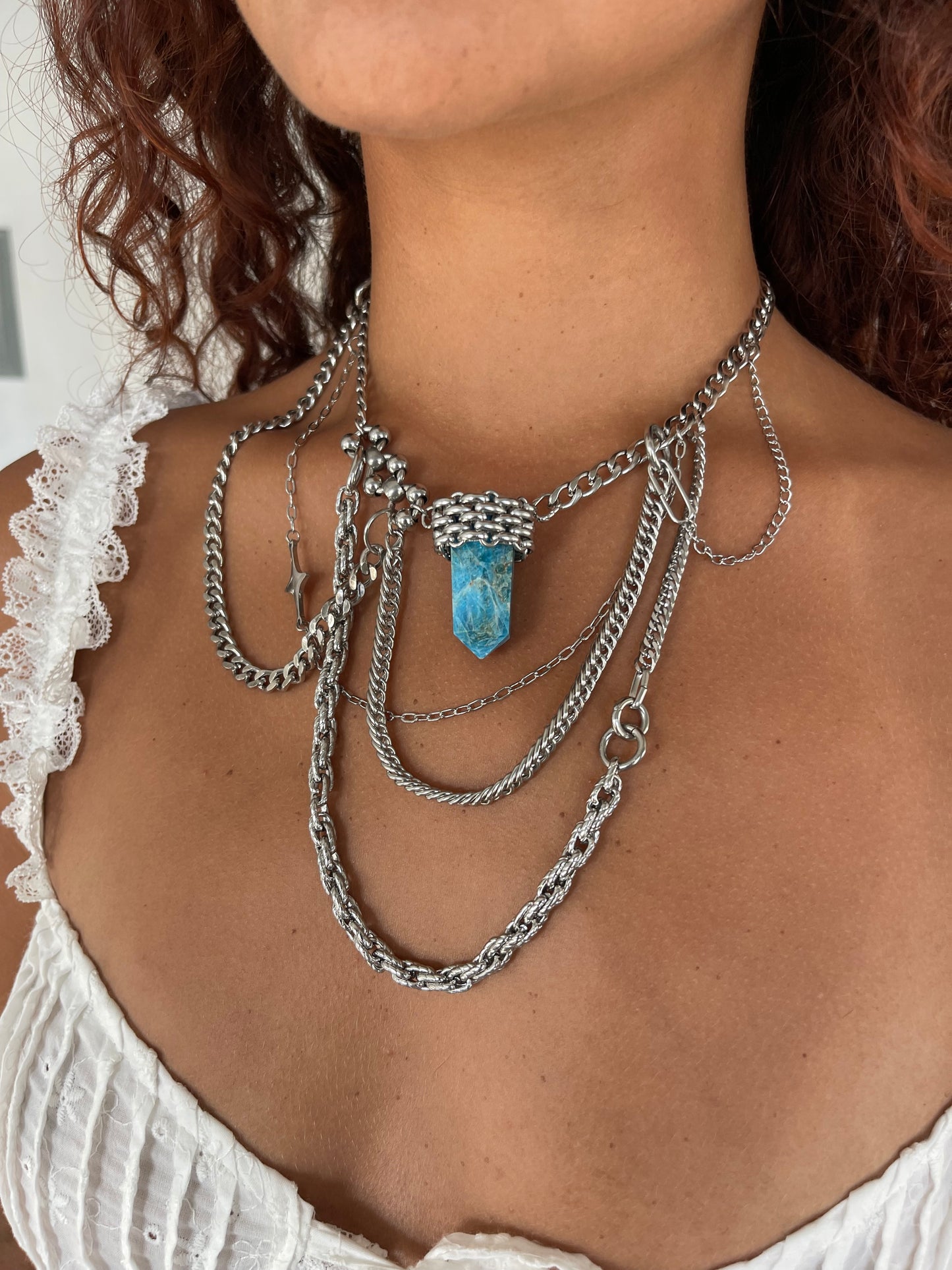 Apatite Layered Necklace PREORDER