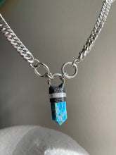 Load image into Gallery viewer, Apatite Triple Ring Pendant
