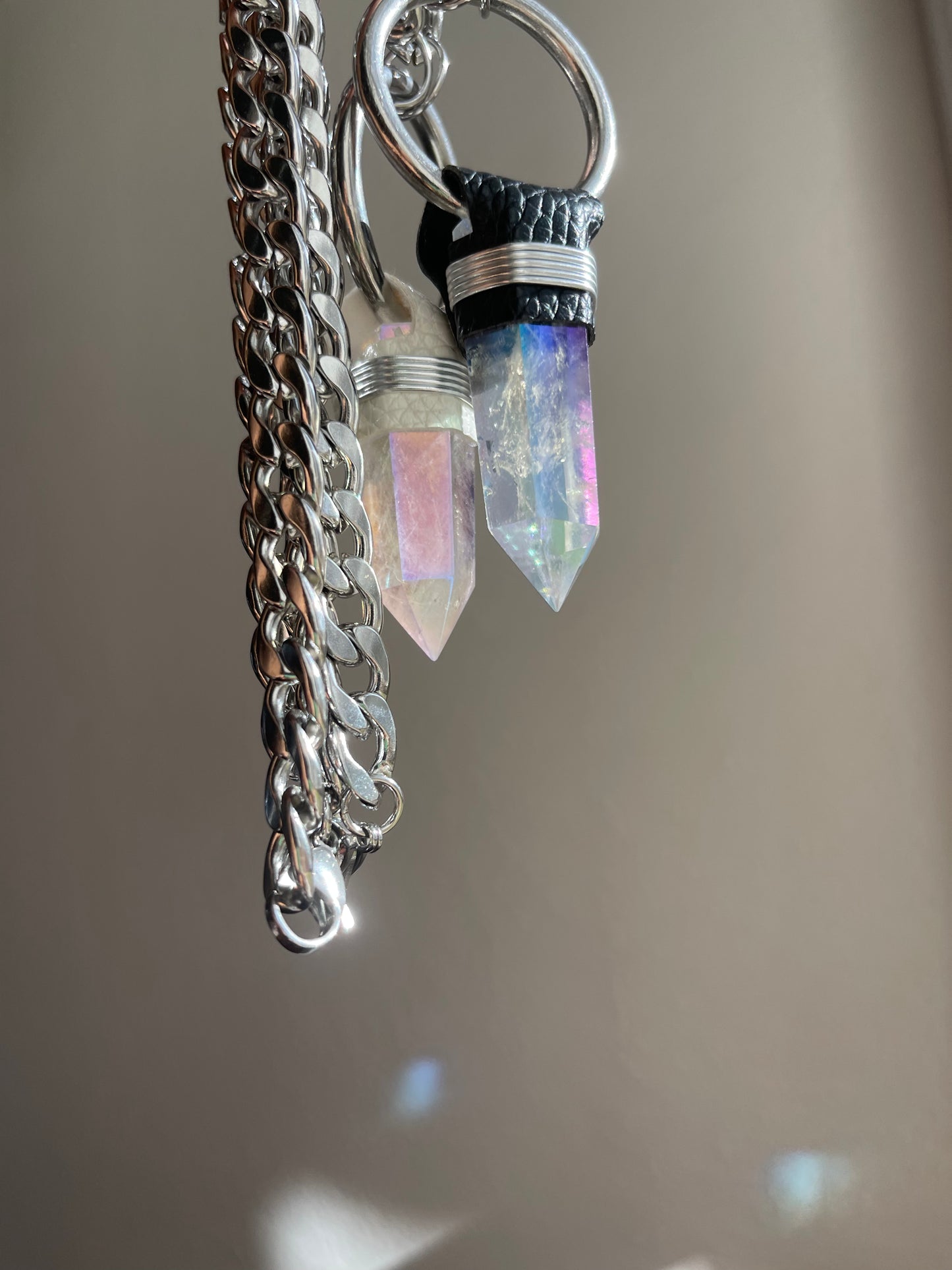 Angel Aura Quartz Necklace