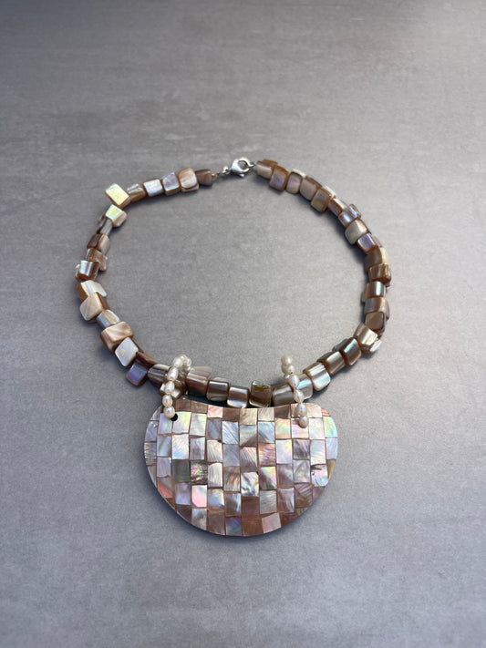 Abalone Mosaic Choker