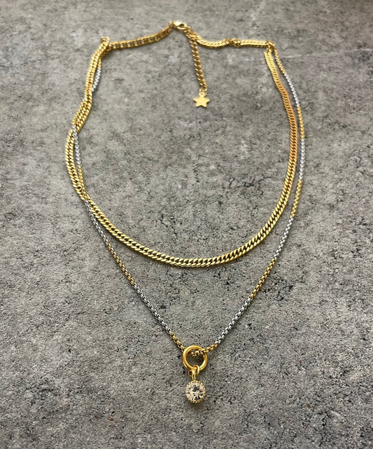 Everyday Mixed Metal Necklace