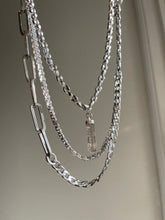 Load image into Gallery viewer, Smokey Quartz Layered Chain Necklace
