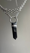Load image into Gallery viewer, Obsidian Chainmail Choker
