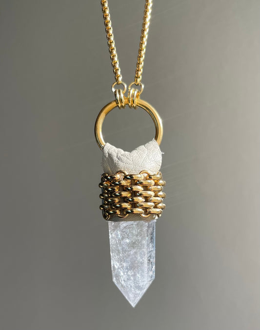 Quartz Drop Pendant