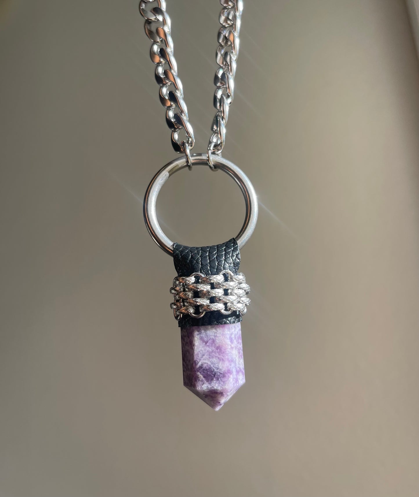 Lepidolite Pendant