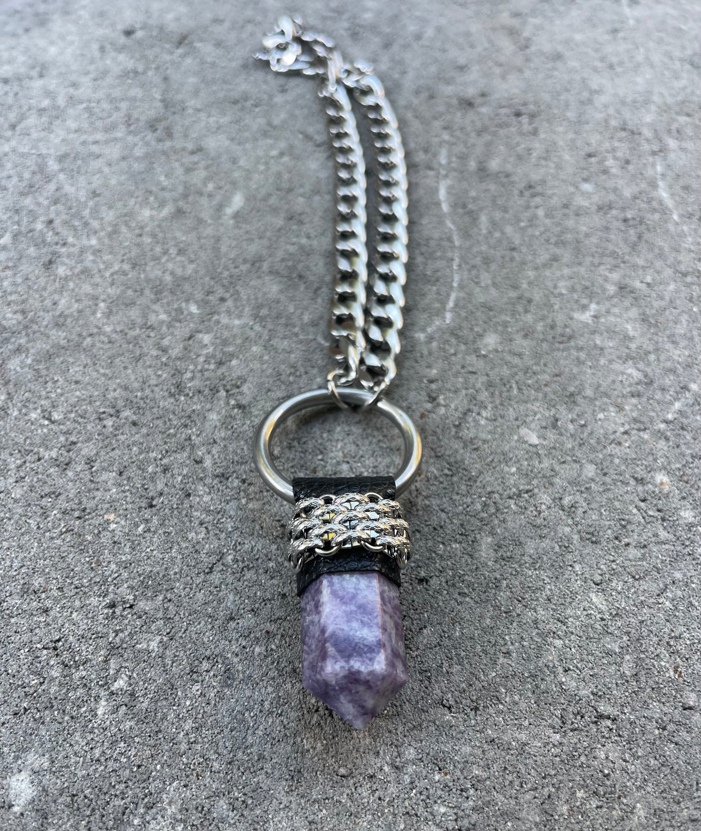 Lepidolite Pendant