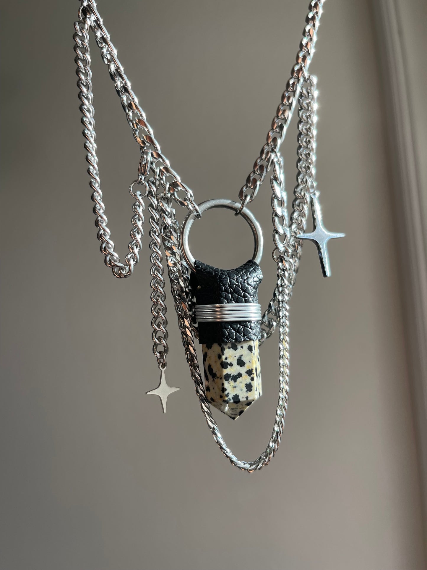 Dalmatian Jasper Layered Necklace