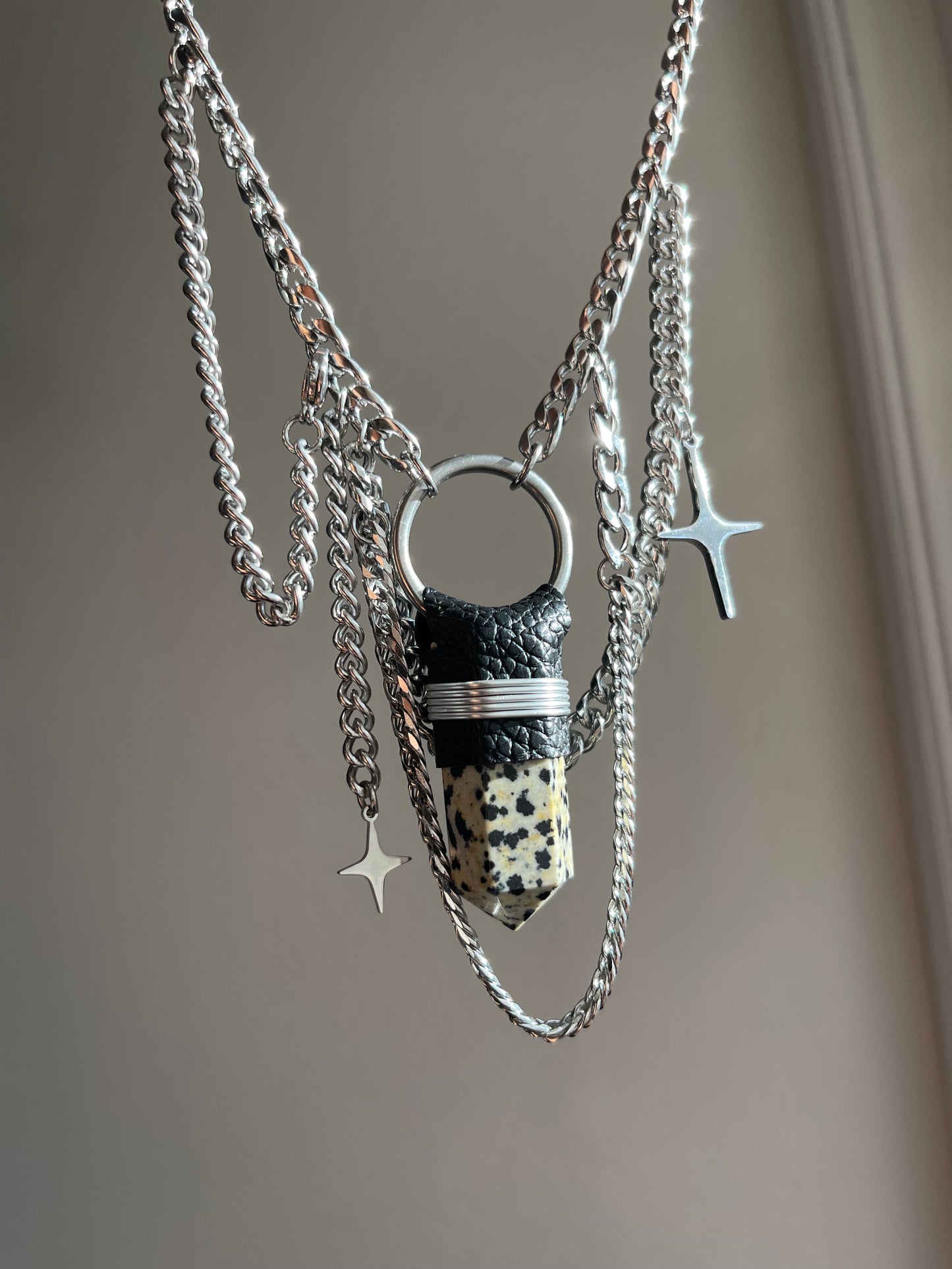 Dalmatian Jasper Layered Necklace