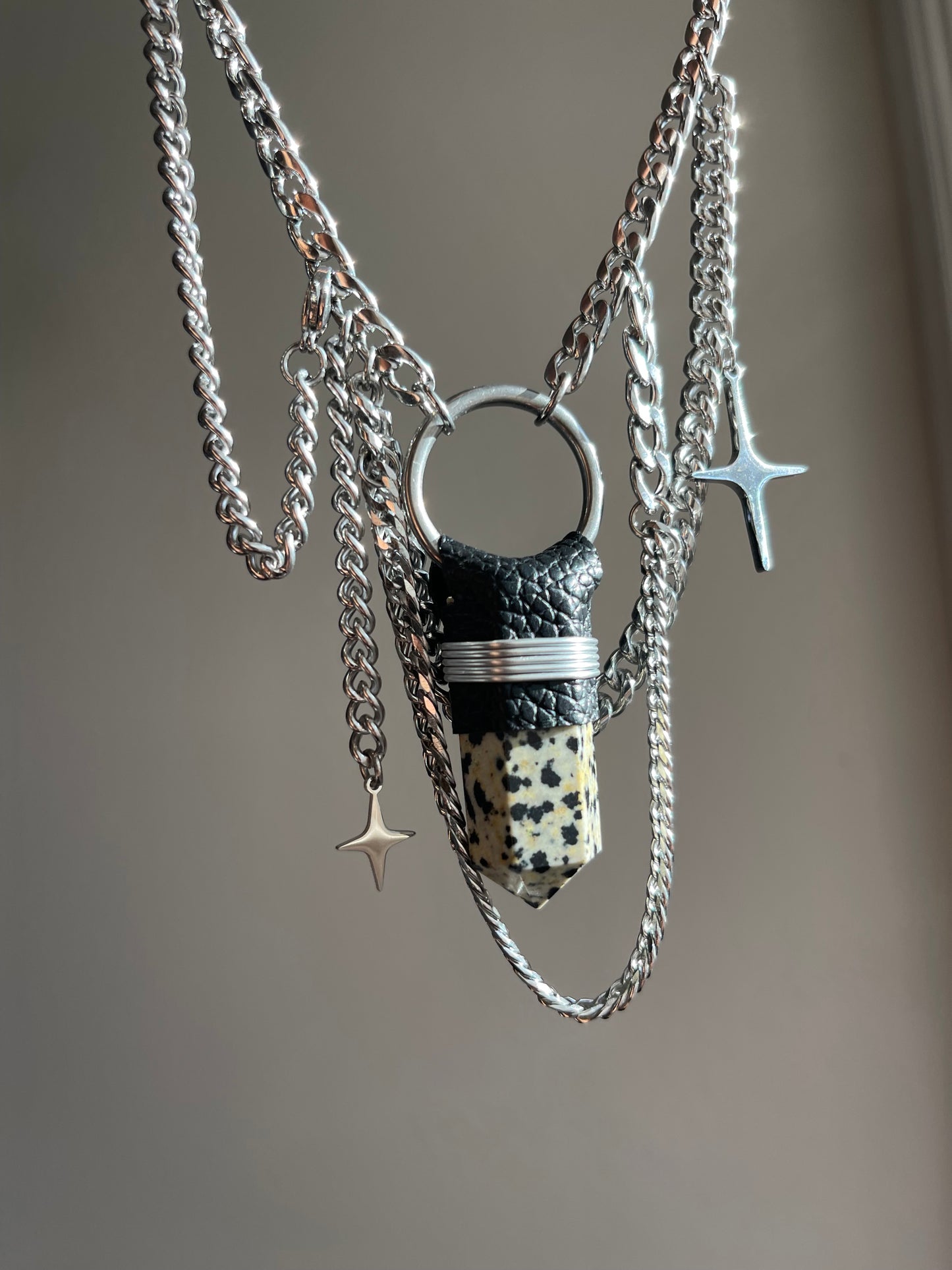 Dalmatian Jasper Layered Necklace