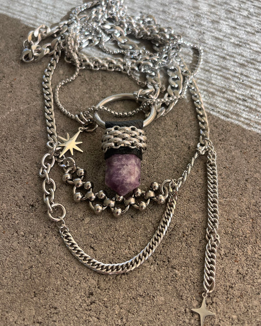 Lepidolite Pendant
