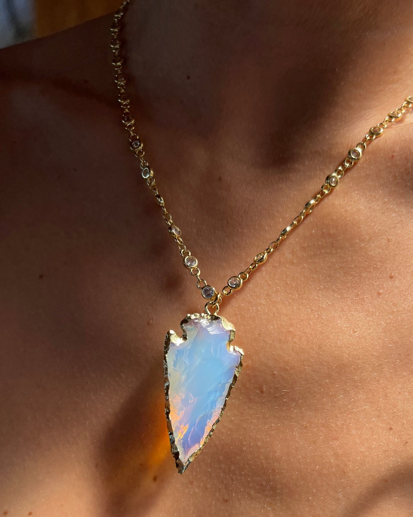 Opalite Dagger Necklace