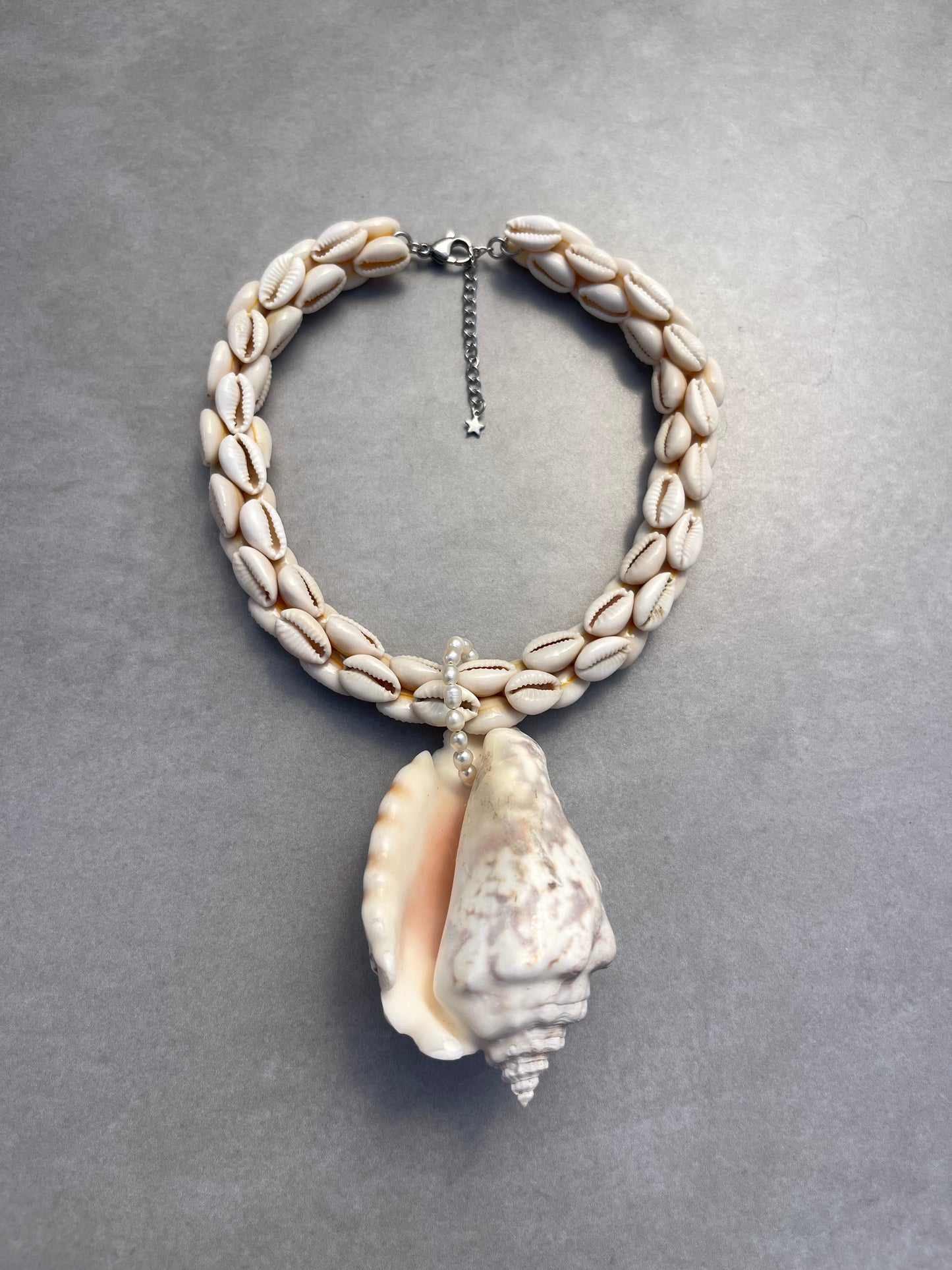 Cowrie Conch Shell Collar