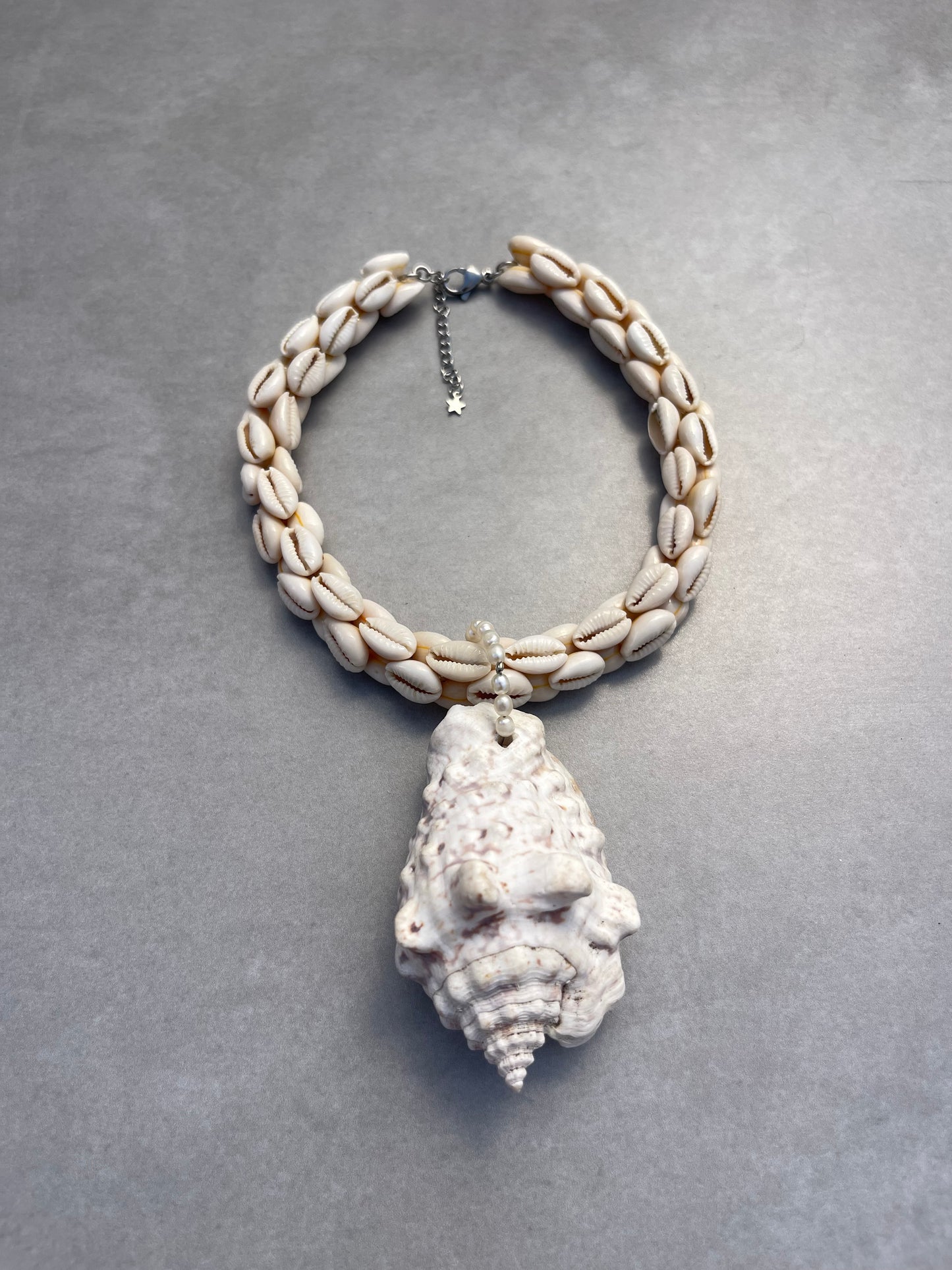 Cowrie Conch Shell Collar