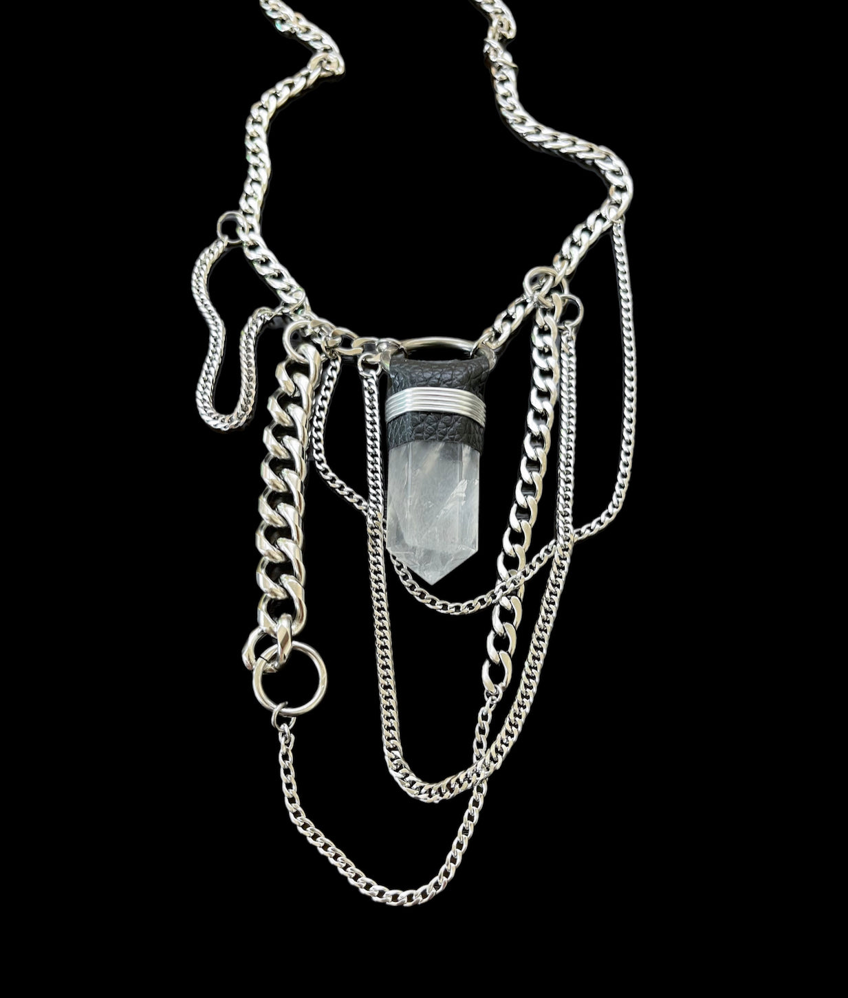 Layered Quartz Necklace