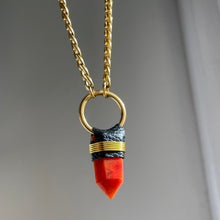 Load image into Gallery viewer, Carnelian Mini Necklace
