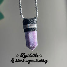 Load image into Gallery viewer, Lepidolite Mini Necklace
