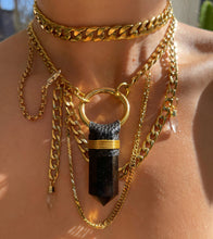 Load image into Gallery viewer, Mini Obsidian Layered Choker
