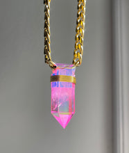 Load image into Gallery viewer, Pink Aura Quartz Necklace
