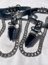 Load image into Gallery viewer, Obsidian Chained Choker
