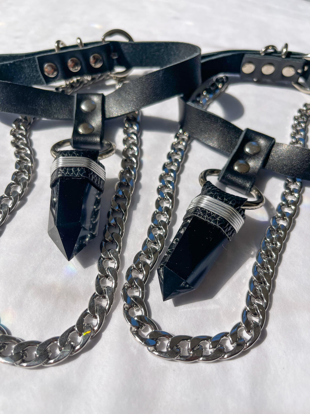 Obsidian Chained Choker